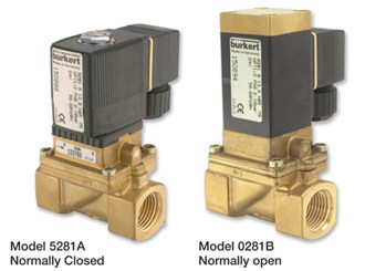 2-Way Solenoid Valve Burkert Model 281