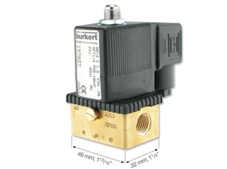 Électrovanne à 3 voies Burkert modèle 6014