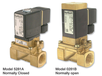 Solenoide de 2 vías Burkert Modelo 281