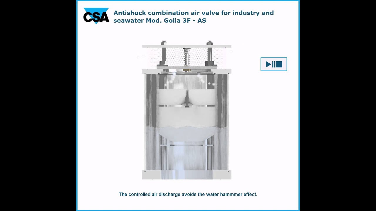 Antishock Combination GOLIA Air Valve