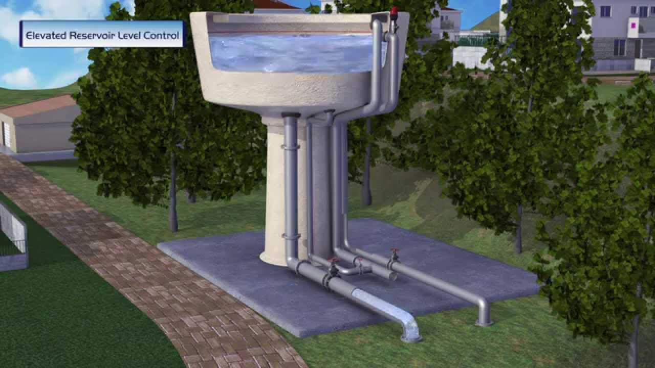 Elevated Reservoir Level Control – Altitude Pilot & Modulating Altitude Valve