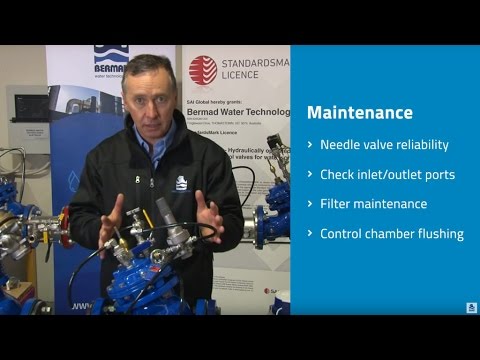 Bermad 720 pressure reducing valve maintenance procedures