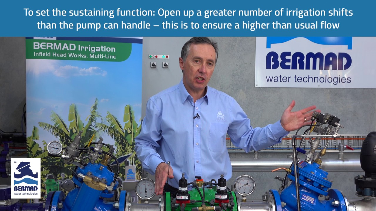 Bermad 423 Pressure Sustaining & Reducing Valve – How to Demonstration