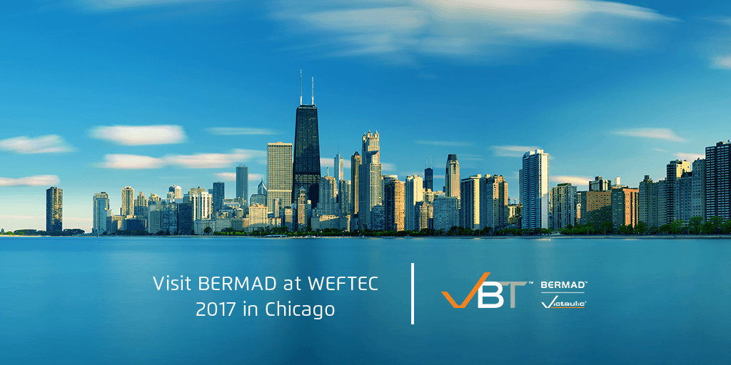 Visit BERMAD at WEFTEC 2017 in Chicago – Featuring Magnetic Flow Meters