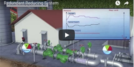 Pressure Reducing System with Backup for Irrigation
