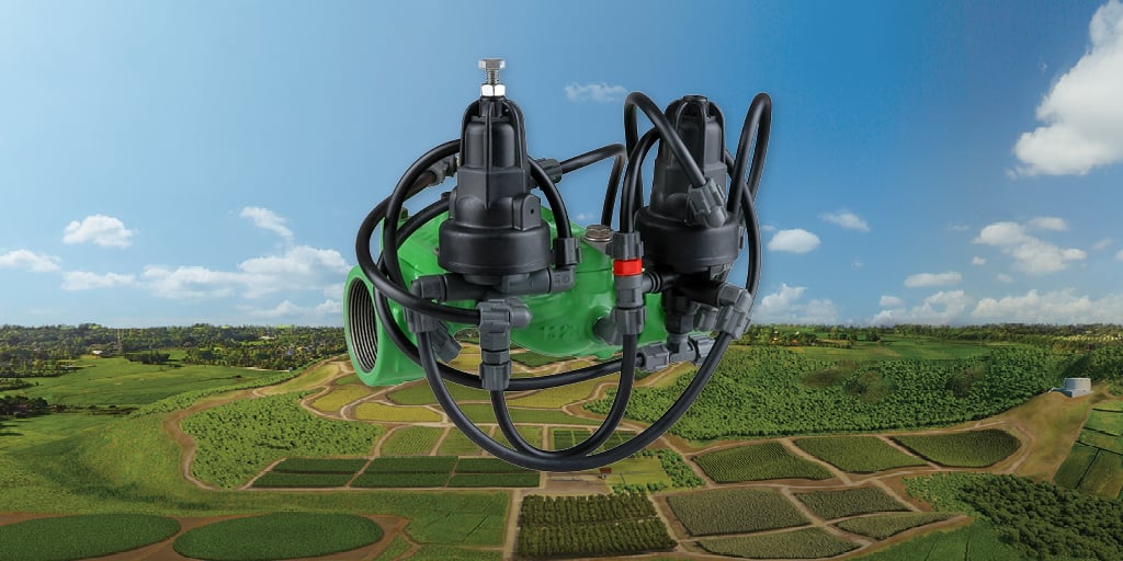 How can two pilots operate on one hydraulic control valve?
