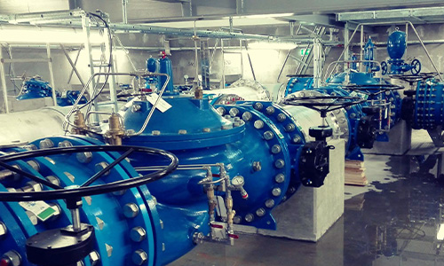 Fully Automatic pressure-reducing system for a leading industrial plant