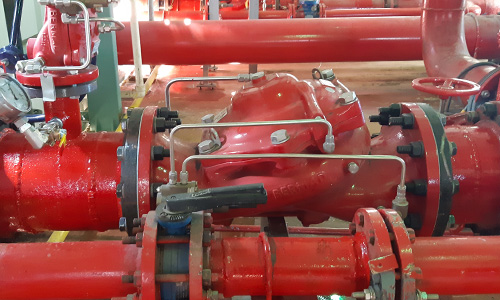 Fire extinguishing systems in infrastructure buildings