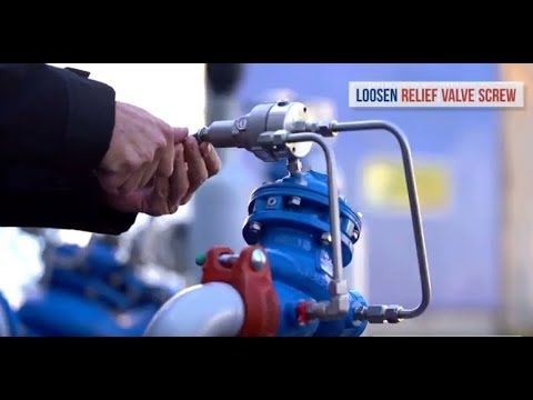 Watch : Video on how to set a pressure reduction and relief valve together