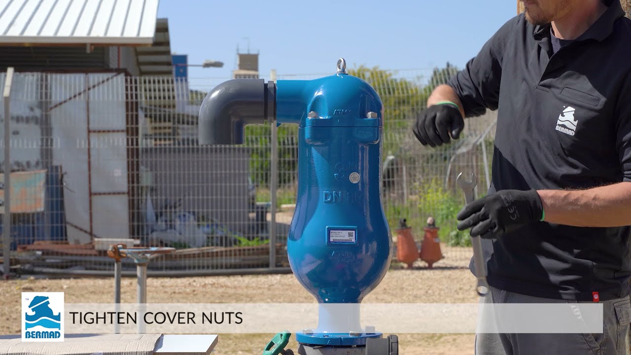 BERMAD C80 combination air valve – maintenance video