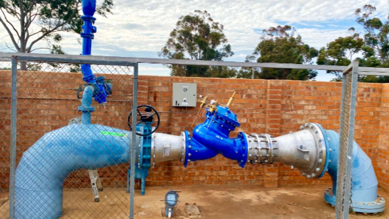 Phòng ngừa hiện tượng búa nước khi mất điện trạm bơm tại Griffith, New South Wales