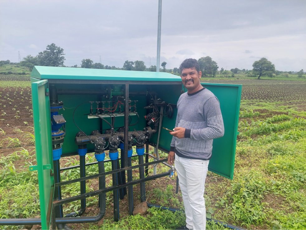 Cabezas de control en campo