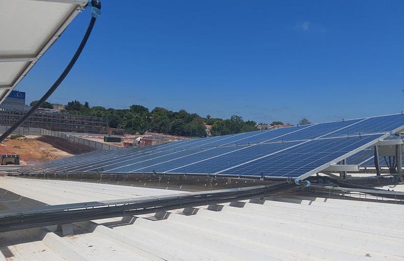 Solar Panel Washing Control With Omega