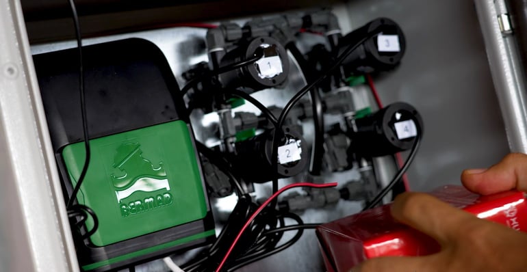 Inside the Control Cabinet in Oristano Consortuim