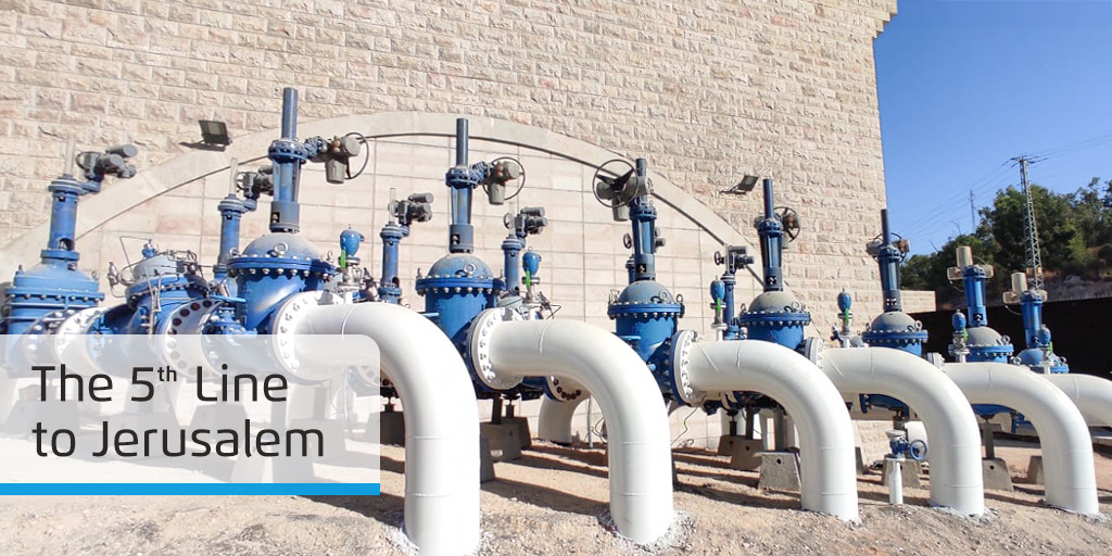 Establishing the fifth water supply line to Jerusalem, an ancient city with modern-day demand