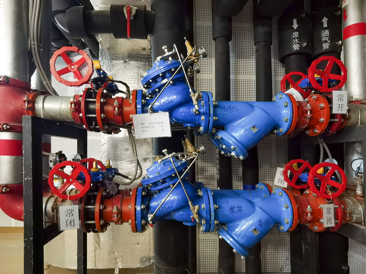 ระบบน้ำของอาคารเซี่ยงไฮ้ทาวเวอร์